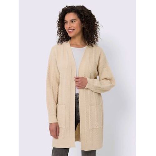Veste En Tricot Motif Torsad Mode - Linea Tesini - Couleur Ivoire
