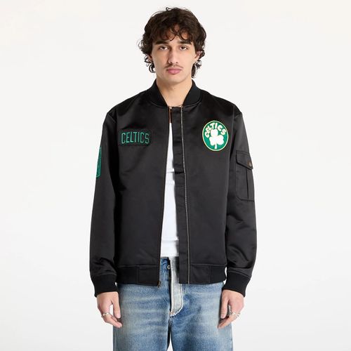 Veste Mitchell & Ness Nba Team Leader Satin Vintage Logo Celtics Bomber Black Xxl