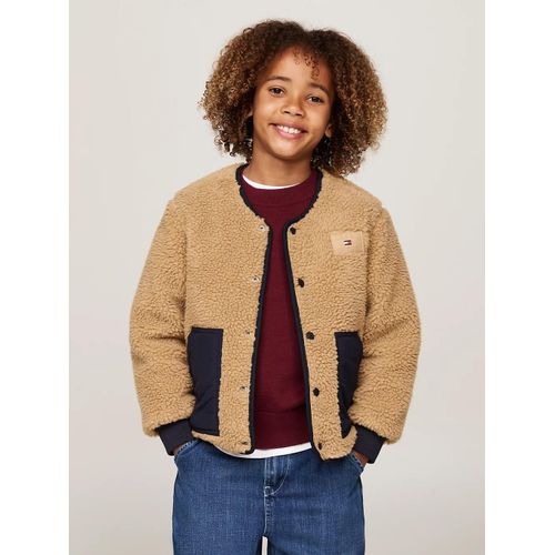 Veste Teddy Dcontracte Rversible Reversible Quilted Teddy Jacket/Desert Sky / Classic Khaki - 116 Cm
