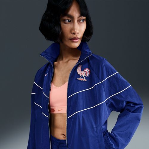 Veste Tisse Anti-Uv Nike Football Fff Windrunner Pour Femme - Bleu