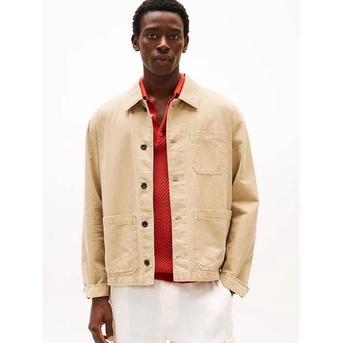 Veste Utilitaire Avec Lin Garment Dye Chore Jacket/Sandalwood - Xs