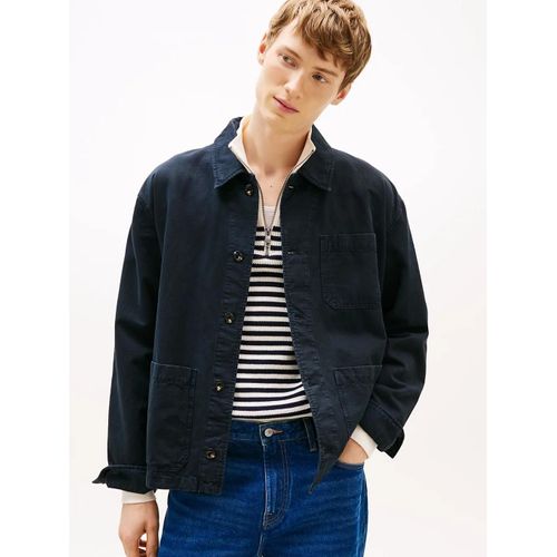 Veste Utilitaire Avec Lin Garment Dye Chore Jacket/Navy Blue - Xxl