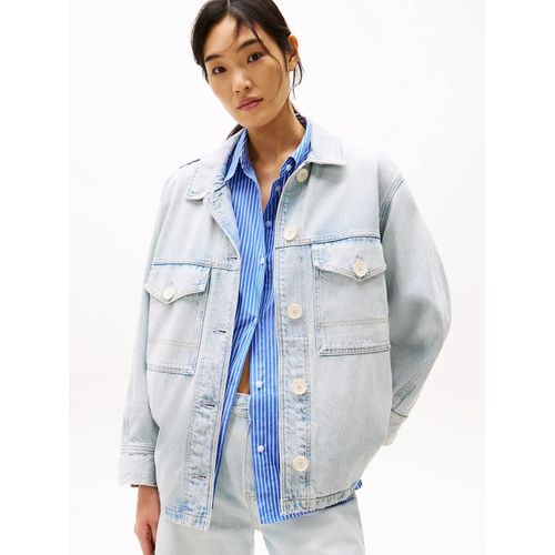 Veste Utilitaire Oversize En Denim Dlav Dnm Oversized Utility Jacket Sky/Sky - 32