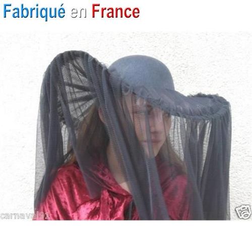 Veuve Joyeuse (Capeline En Voile Noir)
