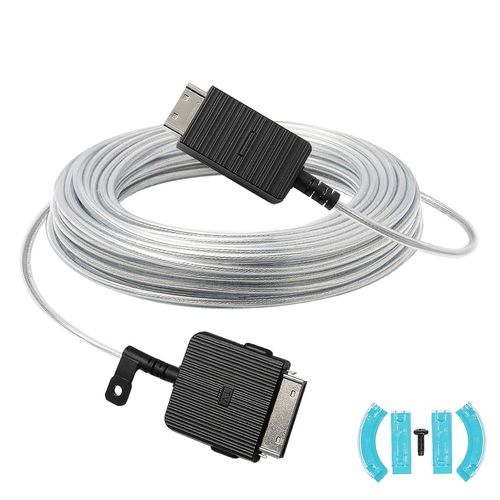 Vg-Socr15/Za 15 M/49 Pi Cble One Connect Compatible Avec Samsung Tv The Frame Qled 4K Fibre Optique Pour Qn43/50/55/65/75/85Ls03Raf/Ls03Baf/Ls03Taf/Ls03Daf Q80R 65Q90R 55Q85R[ADA05439]