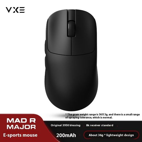 VGN-Souris sans fil VRecruitment MAD R MAJOR,Capteur PAW3950,8K,FPS,Faible latence,Poids lger 36g,Accessoires de jeu s - Type MAD R Major-8K #A