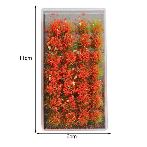 VGTation Feuille Verte Fleur Grappe ModLe Militaire ScNe Train Table De Sable Bricolage MatRiel Architecture Diorama Fil ModLe Arbre