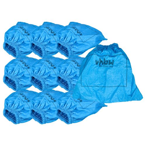 vhbw 10x Filtre textiles compatible avec Lidl Parkside PNTS 1300 C3 - IAN 279418 aspirateur sec et humide