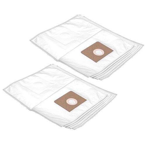 vhbw 10x Sacs compatible avec Fein Dustex 35 MX, 35 L, 35 LX, 35 LX AC aspirateur - microfibres non tisses, volume de 25 l, 42cm x 26cm blanc