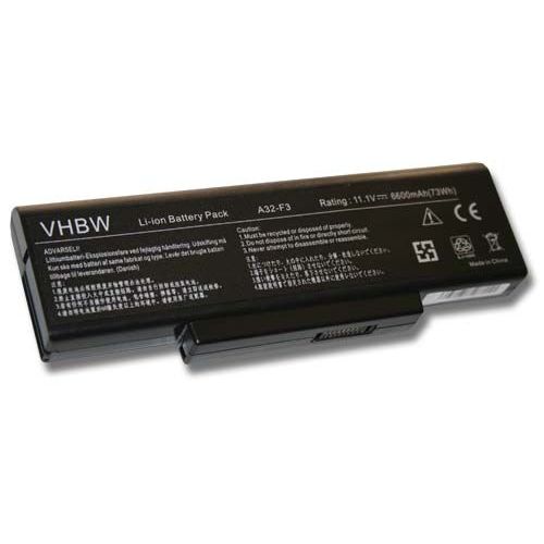 vhbw 1x Batterie compatible avec MSI GX403X, GX623X, GX620X, GX623, GX610X, GX620, GX600X, GX610, GX600 ordinateur portable (6600mAh, 11,1V, Li-ion)
