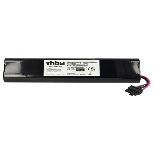 vhbw 1x Batterie compatible avec Neato Botvac D7 D705 945-0293, D8 905-0596, D7 D750 945-0347 robot lectromnager (5200mAh, 14,4V, Li-ion)