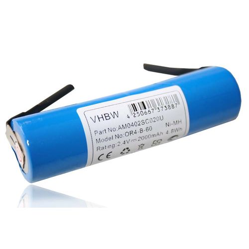 vhbw 1x Batterie remplacement pour SY9541 pour rpe  fromage (2000mAh, 2,4V, NiMH)