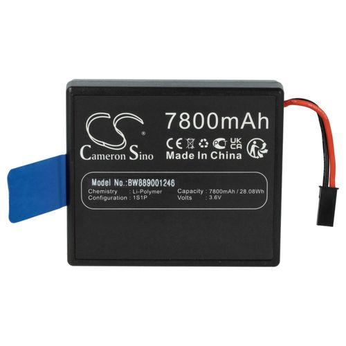 Vhbw 1x Batterie Remplacement Pour Tornado Yp-2 Pour Tlcommande Manette De Drone (7800mah, 3,6v, Li-Polymre)