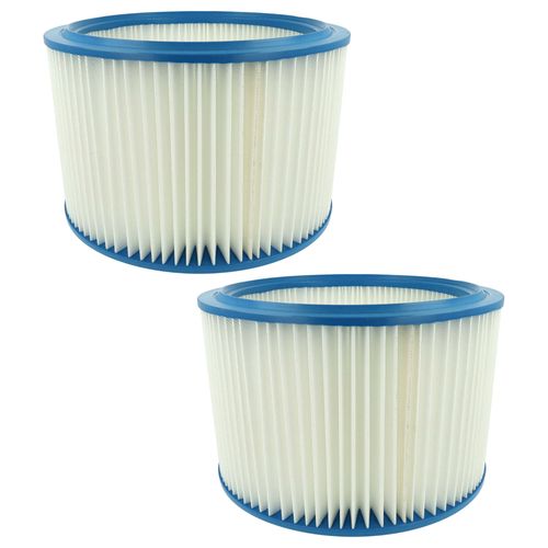 vhbw 2x Cartouche filtrante compatible avec Nilfisk / Alto Attix 763-2M ED, 961-01, 761-2M, 7xx, 9 aspirateur - Filtre pour particules fines