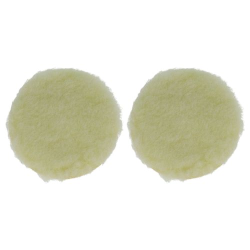 Vhbw 2x Eponge De Polissage Compatible Avec Metabo Sxe 3125, Sxe 425 Turbotec Ponceuses Excentriques Et  Vibration - 12,5 Cm Diam. De Travail, Beige