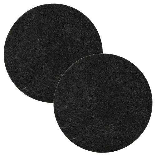 vhbw 2x Filtre  charbon actif compatible avec DeLonghi F2635, F26215, F26235, F26237 Friteuse - 130 mm