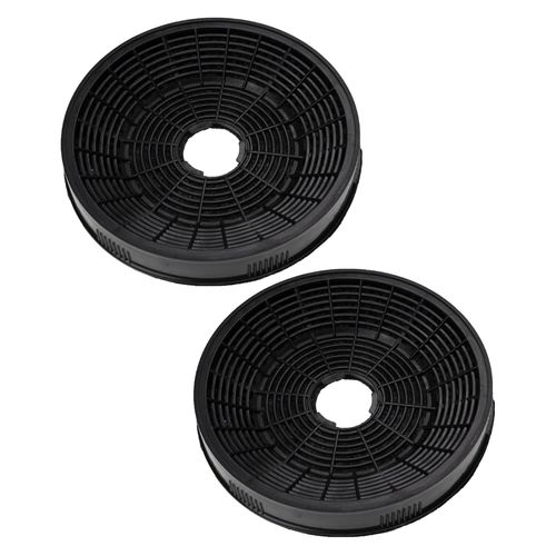 vhbw 2x Filtres  charbon actif compatible avec Amica FH 17161-1 E, KF 17146, FH 17161, H 17190, IH 17200, KF 17191, KH 17180 hotte de cuisine