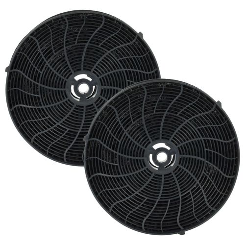 vhbw 2x Filtres  charbon actif compatible avec Whirlpool AKR 851 G WH, AKR 851 G BL, AKR 851 IX, AKR 855 G WH, AKR 855 G BL hotte aspirante