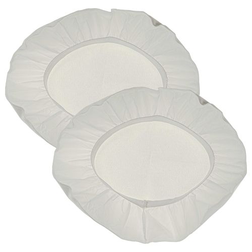 vhbw 2x Filtres  membrane compatible avec Krcher NT 30/1 Tact L, NT 30/1 Tact TE L, NT 25/1 Ap aspirateur - Lot de filtres textiles blanc
