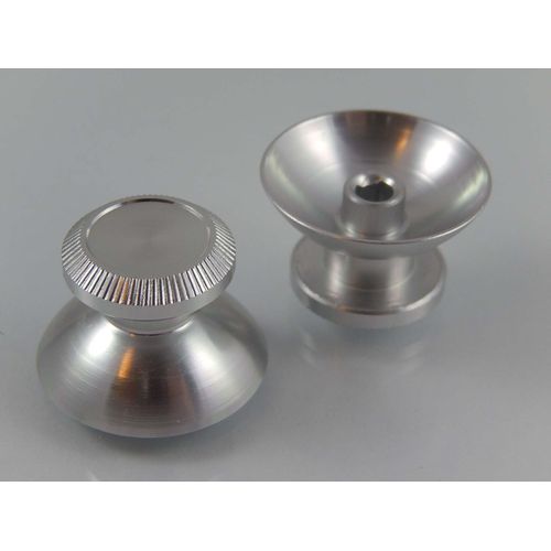 Vhbw 2x Joysticks Compatible Avec Sony Playstation Ps4, 4 Manette De Jeu - Joystick, Aluminium, Argent