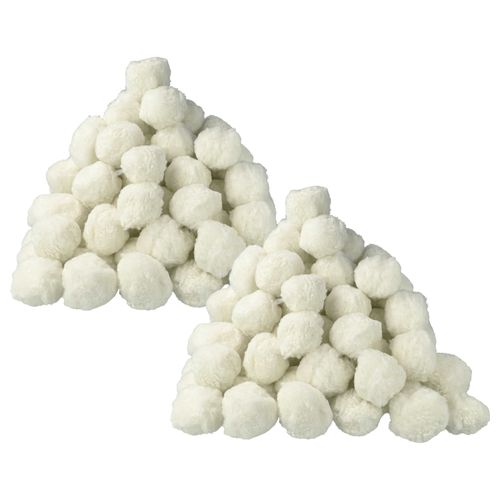 Vhbw 2x Sac De Balles 500 G Compatible Avec Intex Filtre  Pisine, Filtre  Sable - 50 Mm