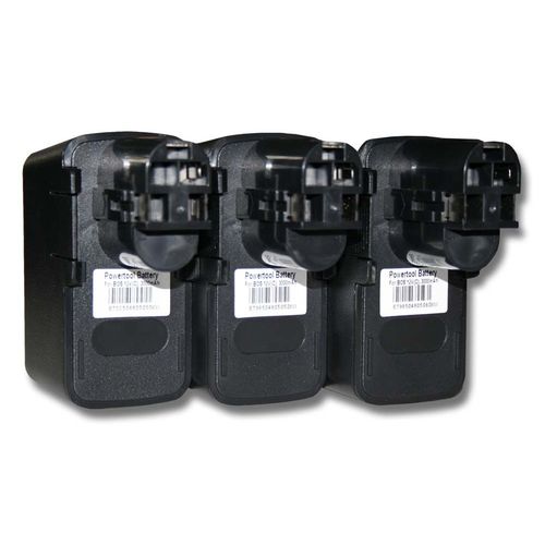 Vhbw 3x Batteries Compatible Avec Wrth Ats 12p, Ats 12 P, Ats 12 -P, Ats 12-P Outil lectrique (3000mah Nimh 12 V)