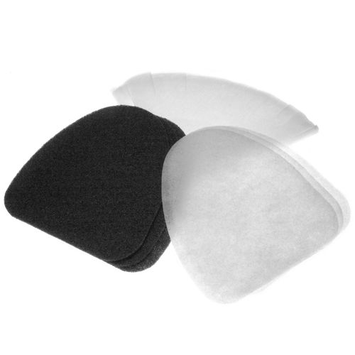 vhbw 3x filtre  charbon actif, 3x filtre  graisses, 3x filtre papier remplacement pour DeLonghi 5525112800 pour friteuse - 9 filtres