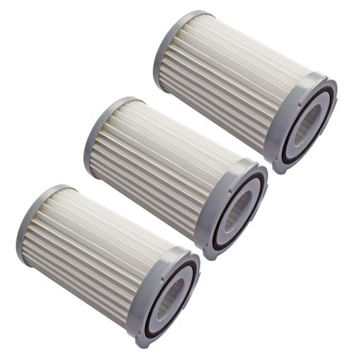 vhbw 3x Filtre compatible avec Electrolux ZTI 7630, ZTI 7635, ZTI 7647, ZTI 7650 aspirateur - filtre de sortie d'air, blanc