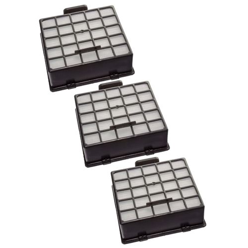 vhbw 3x filtre compatible avec Siemens VS07G1835/04, VS07G1836/04 aspirateur - Filtre HEPA contre les allergies