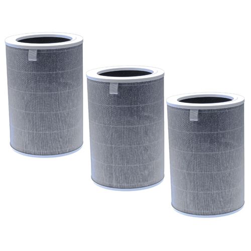 vhbw 3x Filtre HEPA compatible avec Xiaomi Mi Air Purifier 2H, 2S, 3H, Pro, 2, 3, 2C, 3C purificateur d'air - Filtre de rechange