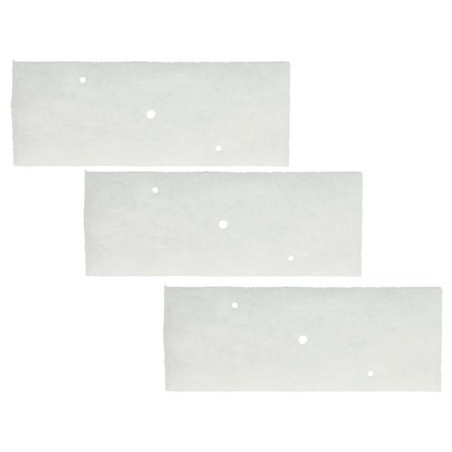 vhbw 3x Filtres (filtre fin) compatible avec Panasonic NH-P80S1, NH-P80G2, NH-P80G1, NH-P80 sche-linge