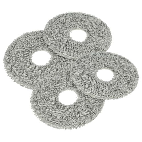 vhbw 4x compatible avec Dreame W10 Pro aspirateur robot - Lingettes tampon