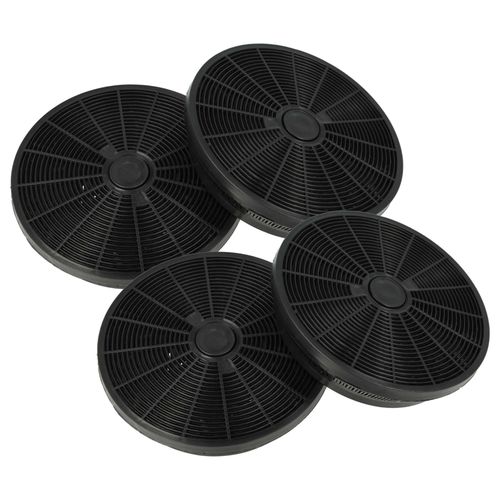 vhbw 4x Filtres  charbon actif compatible avec Tecnowind Eletta BS215912, KLH7016 Lion 60, Eagle, B FK181, CP BASIC 80, Lion hotte aspirante