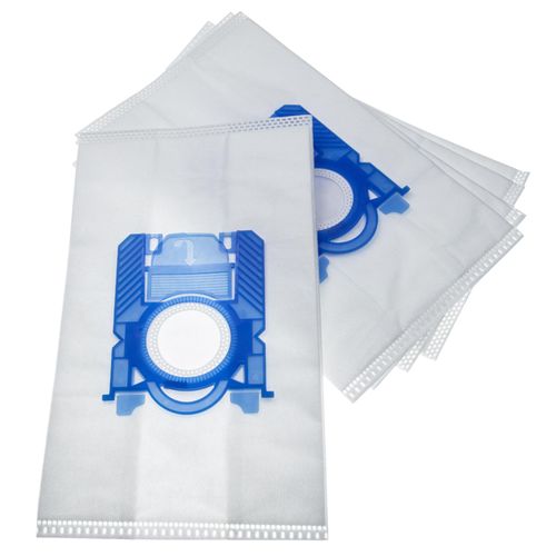 vhbw 5x Sacs compatible avec Philips Impact /Plus, Excel Wild Lime aspirateur - microfibres non tisses, 28,8cm x 17,1cm, blanc