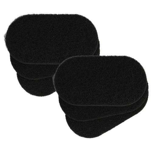 vhbw 6x Filtre  charbon actif remplacement pour Seb /Tefal XA500024 pour Friteuse - 6,5 x 9,1 x 0,9 cm
