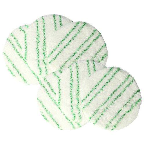 Vhbw 6x Pads De Polissage Compatible Avec Krcher Fp 303 Aspiro-Cireuse - Set De Polissage Pour Lamin Vert / Blanc