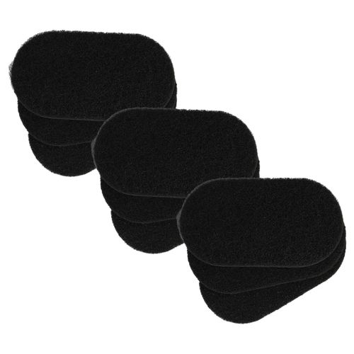 vhbw 9x Filtre  charbon actif compatible avec Seb Simply Invents Friteuse - 6,5 x 9,1 x 0,9 cm