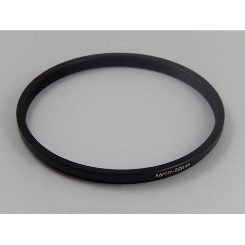 Vhbw Bague D'adaptation De Filtre Step-Down De 86 Mm Vers 82 Mm Pour Objectif D'appareil Photo - Rducteur, Mtal, Noir