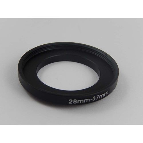 Vhbw Bague D'adaptation De Filtre Step-Up De 28 Mm Vers 37 Mm Pour Objectif D'appareil Photo - Adaptateur, Mtal, Noir