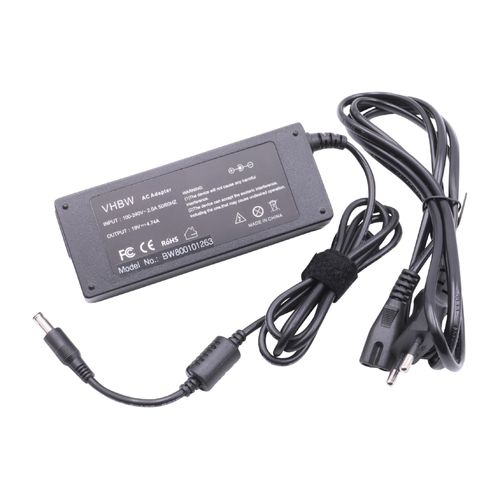 vhbw Adaptateur secteur compatible avec Samsung NC10 Plus JP03, NC10 Plus JP05, NC10 Plus JP06, NC110, NC110-HZ1 ordinateur portable Notebook, 90 W