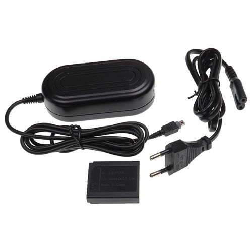 vhbw Alimentation compatible avec Panasonic Lumix DMC-LX7 appareil photo, camra vido - Coupleur DC (remplacement pour Panasonic DMW-DCC7) 2m