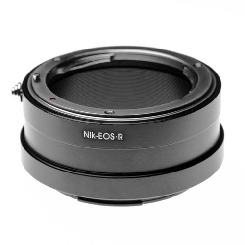 vhbw Bague compatible avec Canon EOS R, RP pour la fixation d'objectifs Nikkor AIs  appareils photos avec baonette RF par exemple Canon EOS R, RP