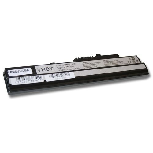 vhbw Batterie 2200mAh pr notebook Maxdata Belinea b.Book 2 XS,MS-N041, LG X110, Wortmann Mobile Go remplace 14L-MS6837D1 3715A-MS6837D1 6317A-RTL8187S