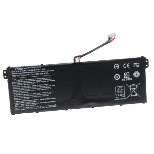 vhbw Batterie compatible avec Acer Aspire ES1-524-21RZ, ES1-524-220P, ES1-524-244B ordinateur portable Notebook (3500mAh, 11,4V, Li-polymre)
