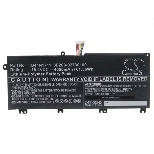 vhbw Batterie compatible avec Asus Rog Station 17 PX705GD-EW098R, Strix GL503GE-0021B8750H ordinateur portable Notebook (4050mAh, 15,2V, Li-polymre)