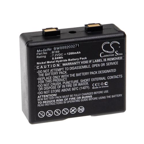 vhbw Batterie compatible avec Bosch FuG11b, HFG169, HFG450, HFG89 radio talkie-walkie (1200mAh, 7,2V, NiMH)