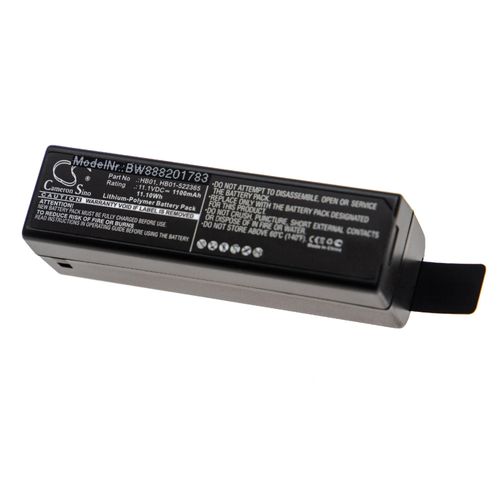 vhbw batterie compatible avec DJI Osmo Handheld 4K Camera appareil photo APRN (1100mAh, 11,1V, Li-polymre)