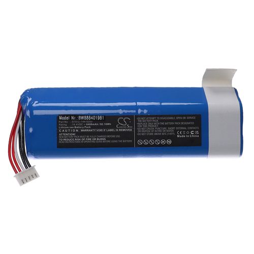 vhbw Batterie compatible avec Ecovacs Deebot T8 Pure, X1 Omni, X1 Turbo robot lectromnager (6400mAh, 14,4V, Li-ion)