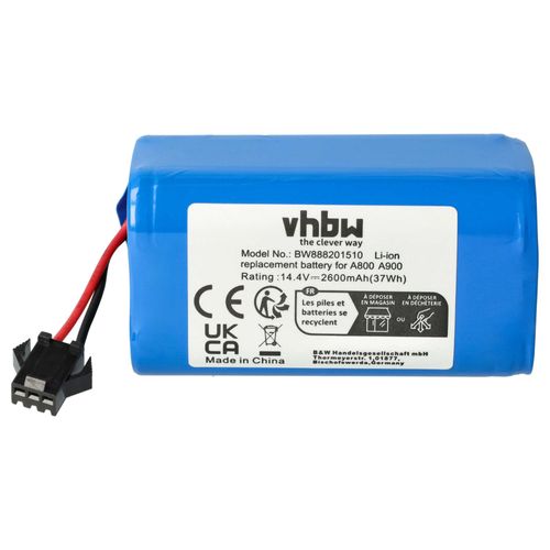 vhbw Batterie compatible avec Eufy Robovac 11c, 11S Plus, 25C, 25C Max, G10 Hybrid, G15, G20 robot lectromnager (2600mAh, 14,4V, Li-ion)