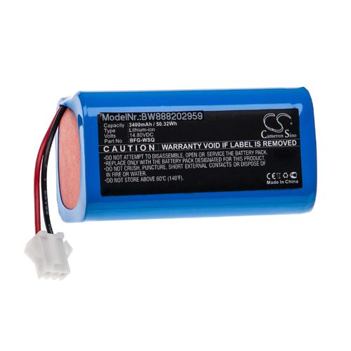 vhbw Batterie compatible avec Eufy Robovac 30, 30 C, 30C Max, 35 C, G10, 25C, 25C Max, G10 Hybrid robot lectromnager (3400mAh, 14,8V, Li-ion)
